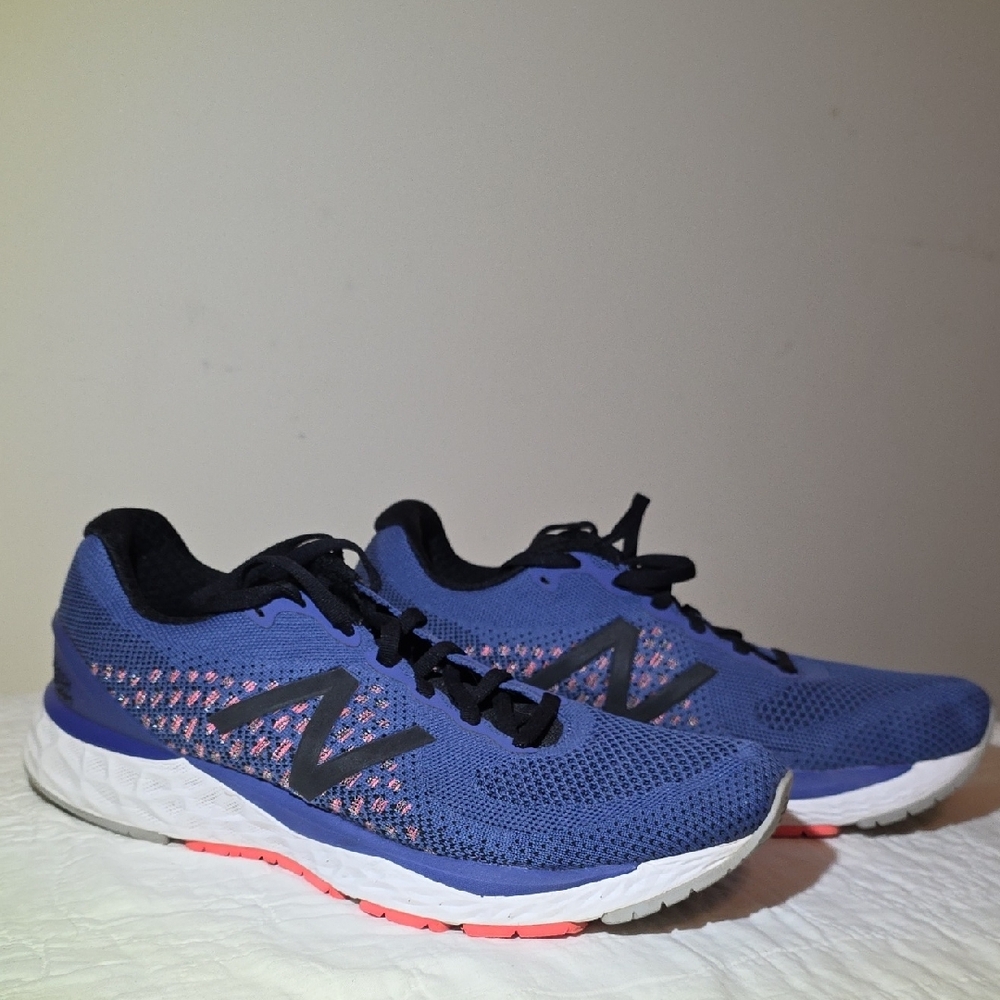 New Balance Blue and Pink Running Shoes